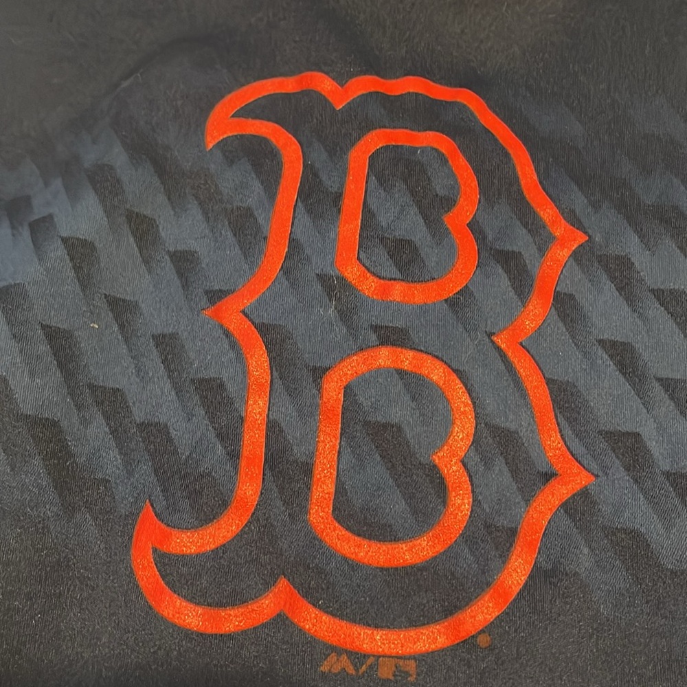 MAJESTIC BOSTON RED SOX GRAPHIC PRINT RACER TANK TOP BLUE RED WHITE SIZE MEDIUM - Picture 7 of 12